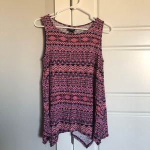 Aztec Print Tank Top